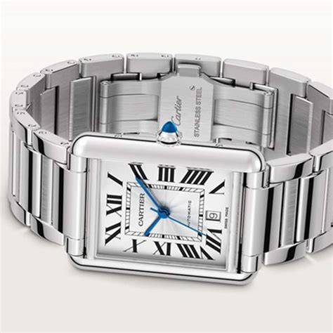 used cartier tank must|cartier tank must extra large.